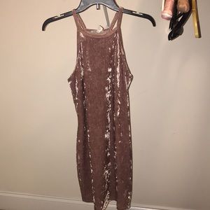 Pink Velvet dress